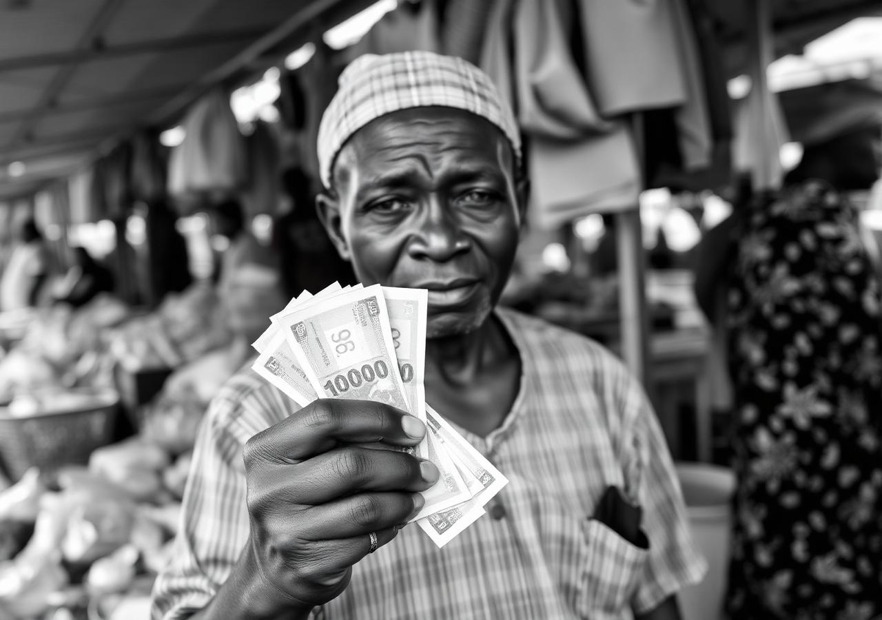 Everyday trade in a Nigerian market